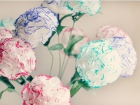 Как сделать цветок из салфеток