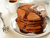 Шоколадно-кофейные блины