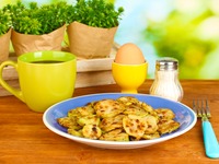 Жареные кабачки в панировке