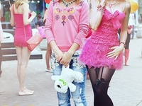 Российская Барби возглавила парад блондинок в Москве