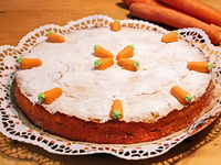 Морковный пирог с имбирем