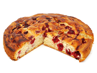 Простой пирог с черешней