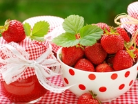 Клубничный джем с ванилью