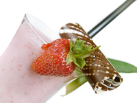 Милкшейк из черешни и банана