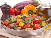 Рагу из овощей на гриле