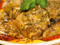 Курица в сметанно-горчичном соусе