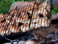 Вкусный шашлык из куриных крылышек