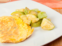 Омлет с кабачками