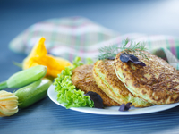 Кабачковые оладьи