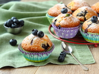 Как приготовить черничные кексы