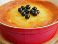 Сметанная запеканка с ванилью