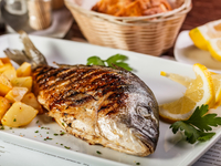 Дорада на гриле