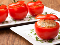 Помидоры, фаршированные сыром