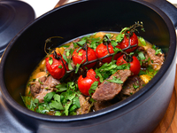 Баранина с овощами по-гречески