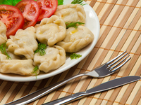 Хинкали в пароварке