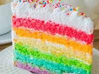 Радужный торт