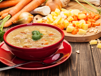 Гороховый суп с ребрышками