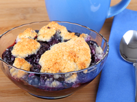 Как приготовить черничный коблер