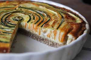 Как приготовить киш с морковью и цуккини (ВИДЕО)