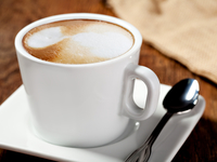 Кофе с медом и малиновым соком