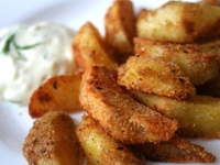 Хрустящий картофель в специях