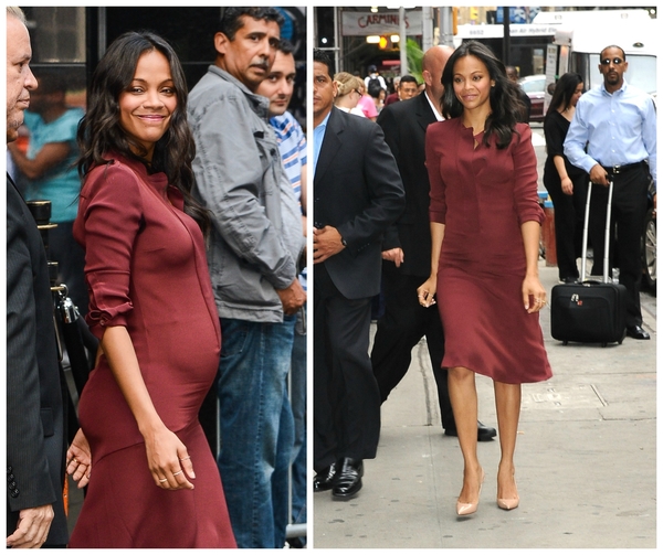 Look дня: Беременная Зои Салдана