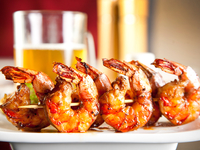 Креветки с дымком