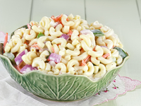 Салат из макарон с болгарским перцем