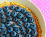 Йогуртовый пирог с голубикой