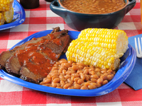 Запеченная кукуруза с тимьяном