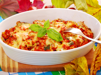 Запеканка из овощей и фарша