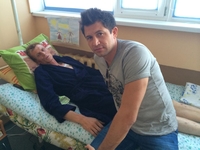 Андрей Джеджула навестил брата, раненного в зоне АТО