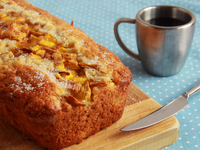 Ванильный кекс с манго