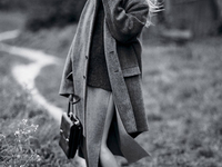 Модные пальто на осень 2014: Фотосессия в глянце