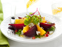 Салат из свеклы и апельсинов