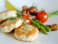 Куриные котлеты с крабовыми палочками