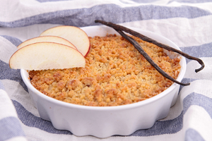 Как приготовить яблочный крамбль