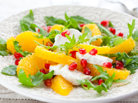 Салат из апельсинов и сыра