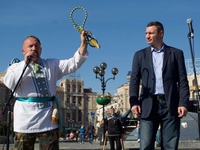 Виталий Кличко отметил с семьей День украинского казачества