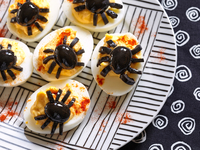 Фаршированные яйца на Хэллоуин