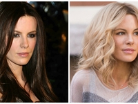 Брюнетка Кейт Бэкинсейл осветлила волосы