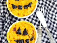 Макароны с сыром на Хэллоуин