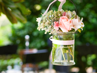 Мастер-класс: Ваза, украшенная кружевами (ВИДЕО)