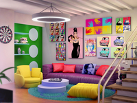 Интерьер в стиле поп-арт: Для ярких и дерзких (ФОТО)