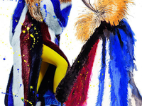 Модные шубы 2014: Яркие меха в фотосессии для Fashion Magazine