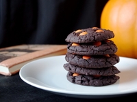 Шоколадное печенье на Хэллоуин