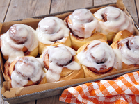 Синнабоны с глазурью