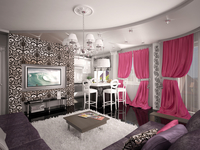 Интерьер в стиле гламур: Фото для вдохновения