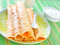 Тонкие блины на молоке