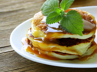 Оладьи с грушами от Джейми Оливера